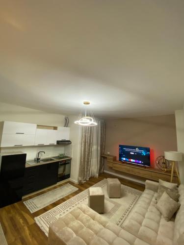 Art's Apartment tesisinde mutfak veya mini mutfak