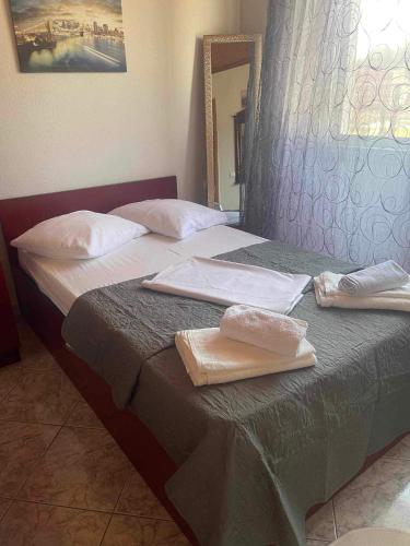 Ένα ή περισσότερα κρεβάτια σε δωμάτιο στο House in Potidea