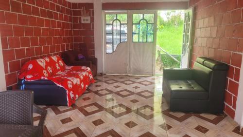 Posezení v ubytování FINCA La CASANOVA