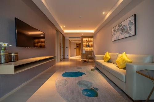 Starway Hotel Luogang Wanda Plaza休息區