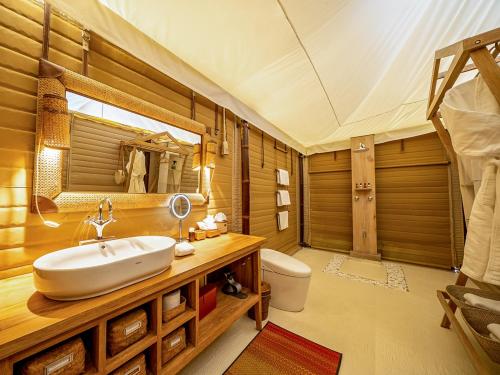 Koupelna v ubytování KEIKOKU GLAMPING TENT