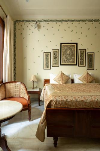 Postel nebo postele na pokoji v ubytování Dera Jaipur Homestay
