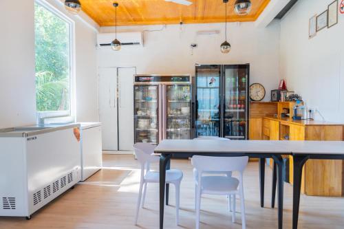 Kuchyň nebo kuchyňský kout v ubytování Eveylaa Guesthouse