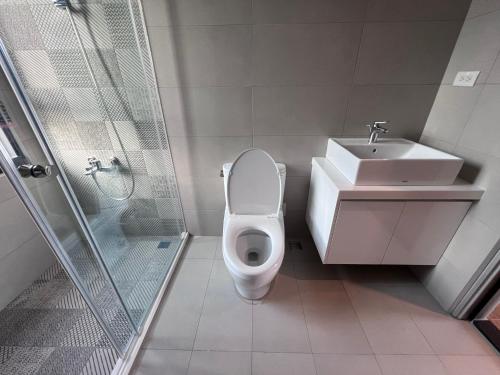Un baño de Dongshan Kangzhuang B&B