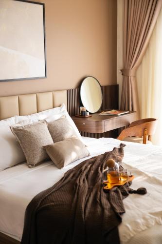 Katil atau katil-katil dalam bilik di TTR Central Apart Hotel