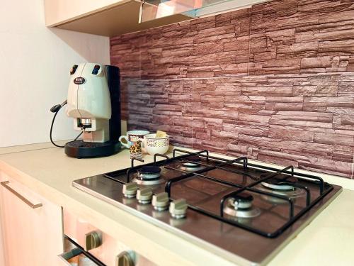 Kuchyň nebo kuchyňský kout v ubytování Casa Orchidea - Torre San Giovanni