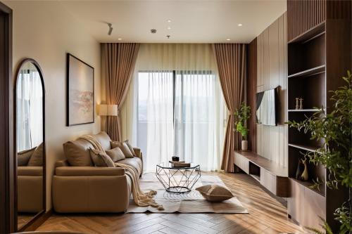 Ruang duduk di TTR Central Apart Hotel