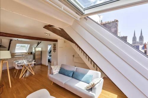 Bright duplex St Mathieu - Rooftop view