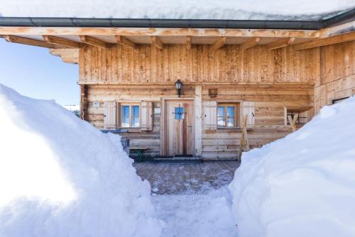 Το Sennhütte Mitterplatt'n τον χειμώνα