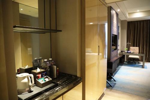 Dapur atau dapur kecil di Wanda Realm Jingzhou