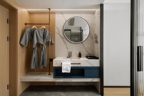 Kopalnica v nastanitvi Chongqing Jiefangbei Jiayu Hotel