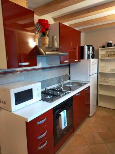 Η κουζίνα ή μικρή κουζίνα στο Casa Anelis
