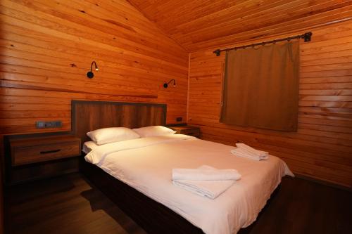 Postel nebo postele na pokoji v ubytování Cirali Hotel