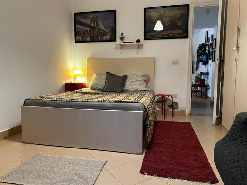 a bedroom with a bed in a room at lavista cozy chalet one bedroom in Ain Sokhna