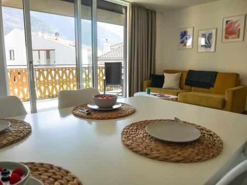 Χώρος καθιστικού στο Appartement Baumgärtner