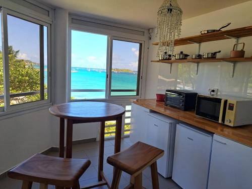 Gallery image of F1 vue mer, accès plage, en centre-ville in Le Gosier