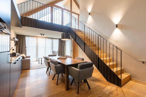 Zona de estar de Montafon Suites Schruns by ALPS RESORTS