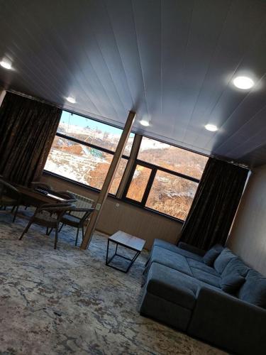 Χώρος καθιστικού στο Green Veranda