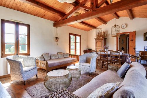 Villa pour 10 avec piscine et jardin