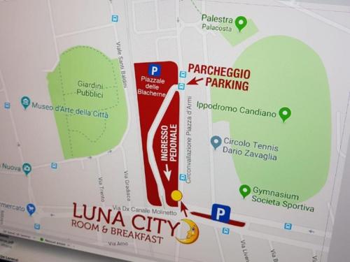 Certifikát, hodnocení, plakát nebo jiný dokument vystavený v ubytování Luna City