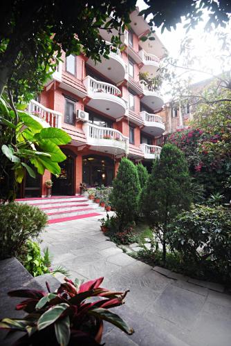 El edificio en el que está el hotel