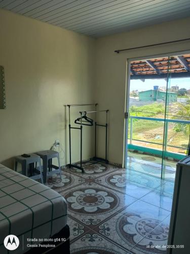 Apartamentos no Farol Velho 객실 침대