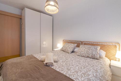 Postel nebo postele na pokoji v ubytování Apartamento Arimar Sunset
