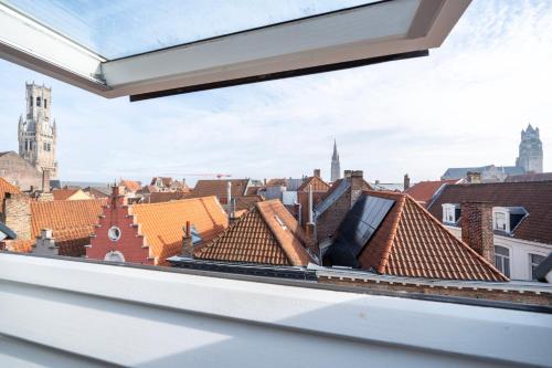 Nespecifikovaný výhled na destinaci Bruggy nebo výhled na město při pohledu z apartmánu