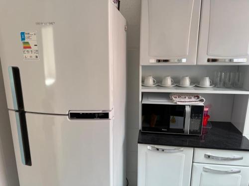 Η κουζίνα ή μικρή κουζίνα στο Apartamento Plantar e Cuidar