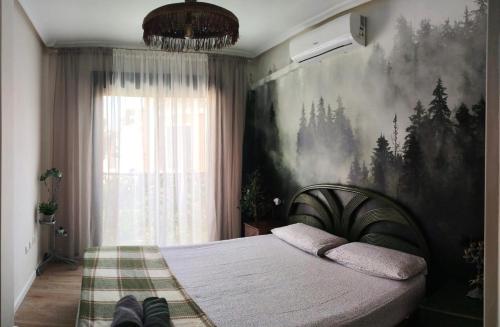 Ένα ή περισσότερα κρεβάτια σε δωμάτιο στο House Laguna Roja with sun terrace