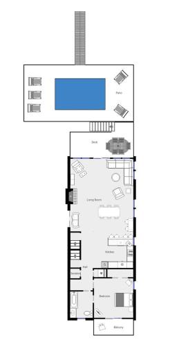 Κάτοψη του The Hideaway A by Carolina Beach Realty