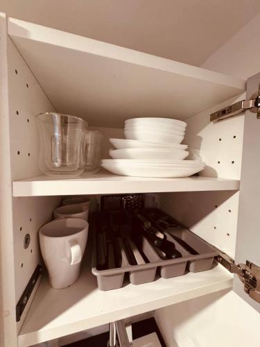 Dapur atau dapur kecil di sweet Lounge Appartement