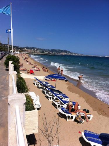Cannes plage - avec terrasse, vue, mer, piscine, plage, garage