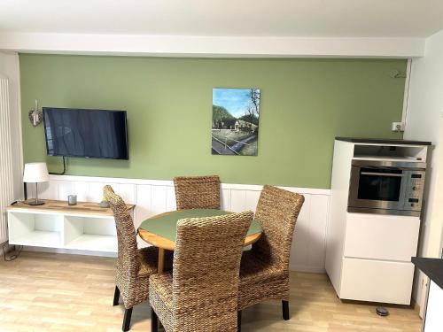 Η κουζίνα ή μικρή κουζίνα στο Morgensonne