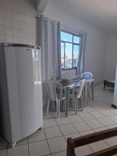 Kuchyň nebo kuchyňský kout v ubytování Apt Praia do Sique 12