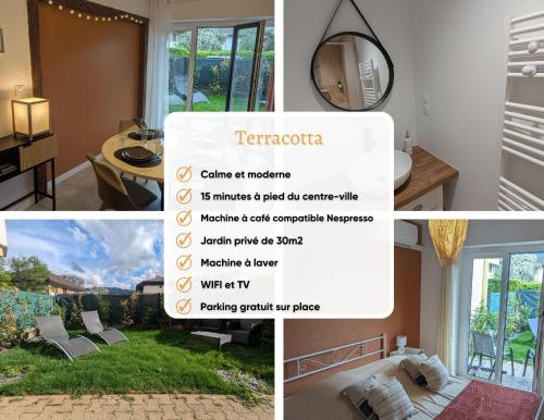 Élégant et calme avec clim et jardin privé - Appartement Terracotta