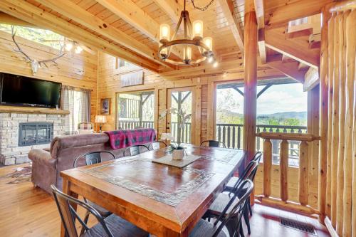 'Mountain Dreams' Cabin: Hot Tub, Sauna & Views! photo 6