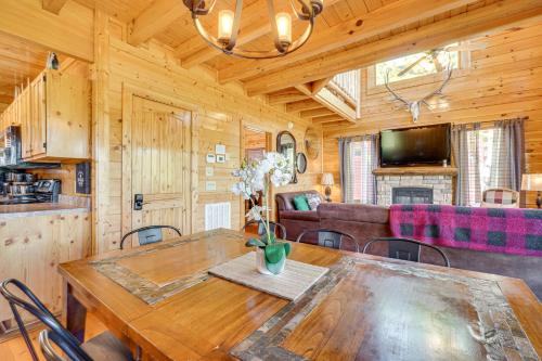 'Mountain Dreams' Cabin: Hot Tub, Sauna & Views! photo 13