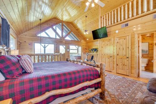 'Mountain Dreams' Cabin: Hot Tub, Sauna & Views! photo 9