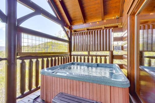 'Mountain Dreams' Cabin: Hot Tub, Sauna & Views! photo 25