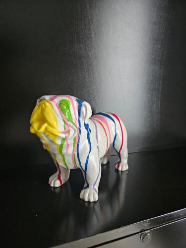 a figurine of a dog covered in sprinkles at 3 bedroom apt in prime location 5m away from beach in Is-Swieqi
