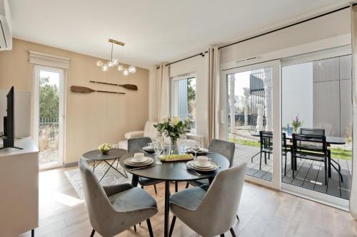 Area soggiorno di Apartamenty Wyspa BlueApart Jastarnia