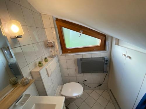 Koupelna v ubytování Heimelig im Allgäu