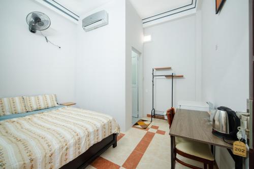 Ένα ή περισσότερα κρεβάτια σε δωμάτιο στο Vicky's House- Budget Single Room