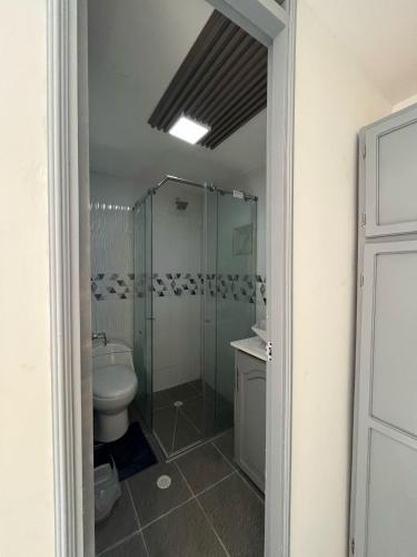 Koupelna v ubytování Apartamento Centro Histórico Cartagena