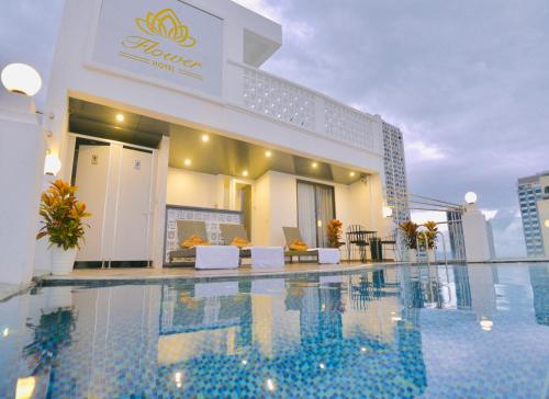Πισίνα στο ή κοντά στο Flower Hotel