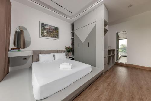Katil atau katil-katil dalam bilik di Field Hotel & Villa Tam coc