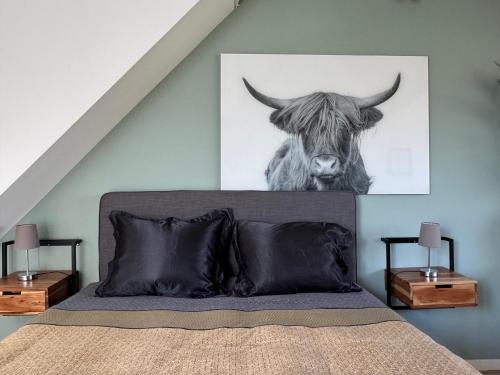 Posezení v ubytování Loft met veel zonlicht