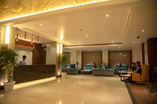 Posezení v ubytování Buddha Regency Hotel