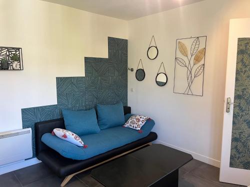 Χώρος καθιστικού στο Confortable appartement au coeur de ville à deux pas du lac